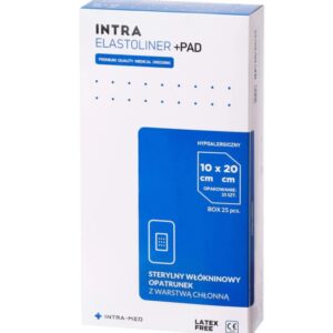 Pansament cu tampon absorbant ELASTOLINER+PAD 10cm x 20cm 25pcs